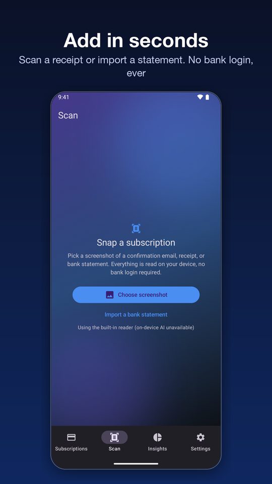 Renewl adding a subscription