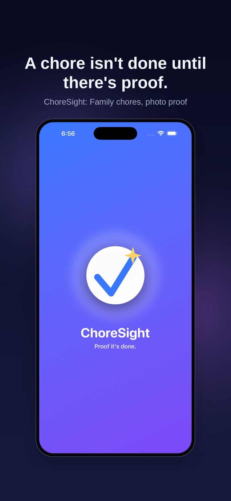 ChoreSight on iPhone, iPhone Duo and iPad
